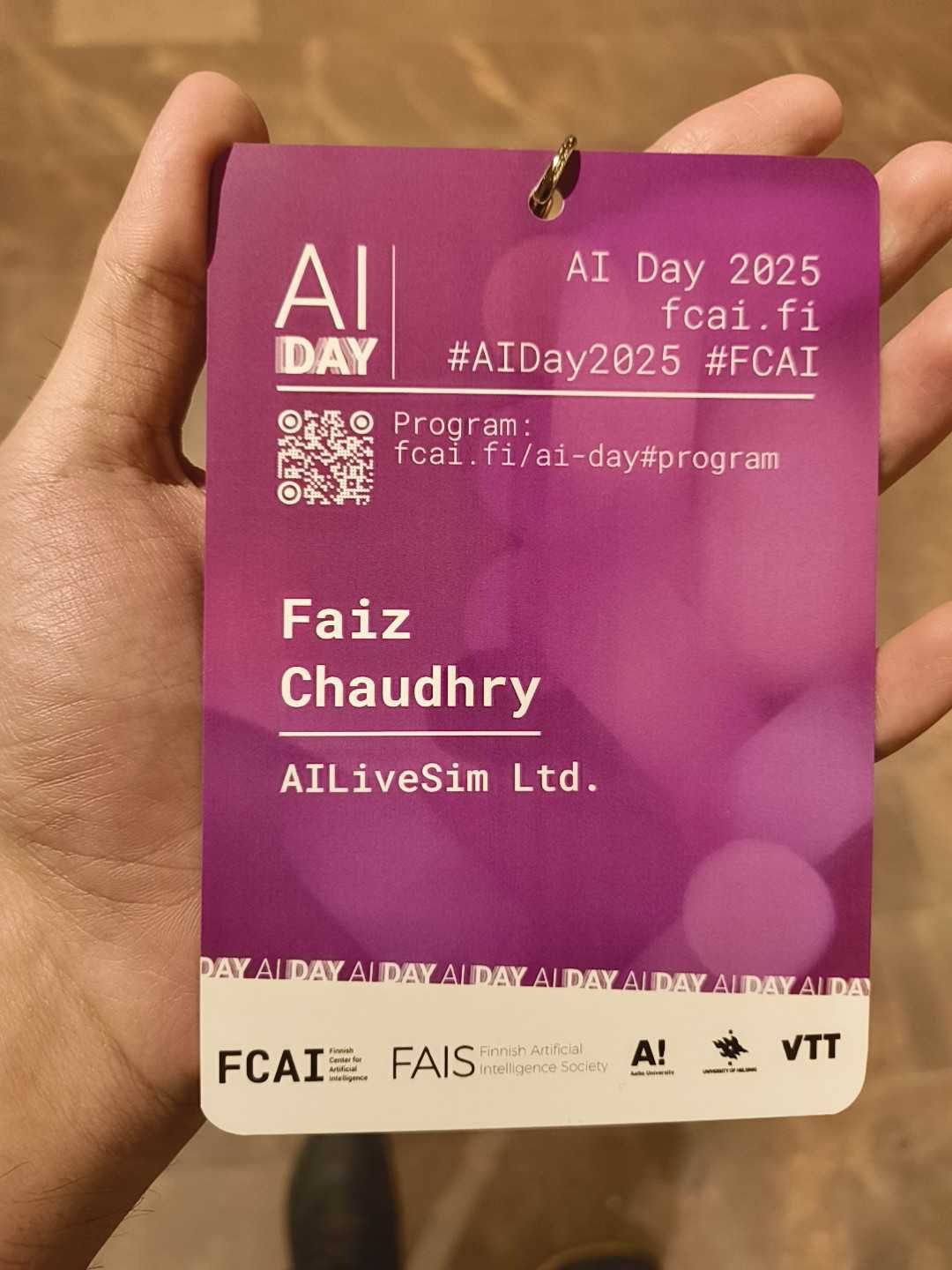 Another photo at the AI Day